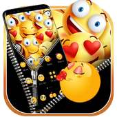 😍Zipper Smiley Emoji Launcher Theme HD Wallpapers