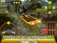 Swamp Boat Parking - 3D Racer Screen Shot 7