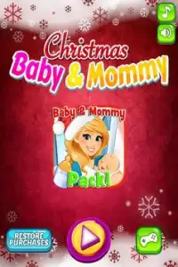 Newborn Baby & Mommy Christmas Screen Shot 0