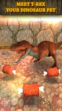 공룡 경주 가상 애완 동물 : Tyrannosaurus Rex Screen Shot 0