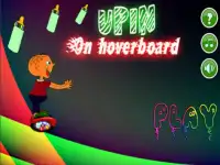 Upin On Hoverboard With Ipin Screen Shot 8