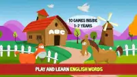 子どものためのABCファームゲーム-英語の文字や動物を勉強し Screen Shot 0