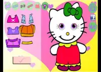 Juegos de vestir Kitty español Screen Shot 1