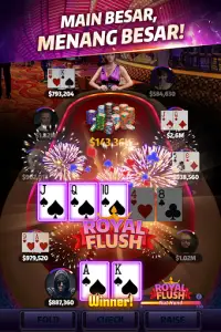 Mega Hit Poker: Texas Holdem Screen Shot 1