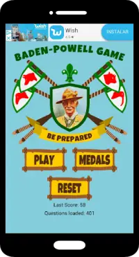 Baden-Powell Game Screen Shot 0