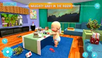 Naughty Virtual Baby Sim Game Screen Shot 2