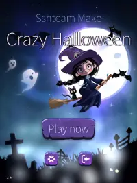 Crazy Halloween - lovely little witch and elf cat Screen Shot 9