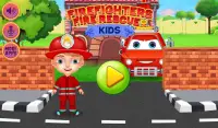 Пожарные и пожарная машина - игры для детей Screen Shot 0