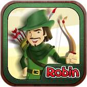 Robin with Green hood Archer ! save the villagers