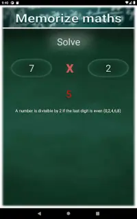 Memorize Maths - Multiply Module Screen Shot 7