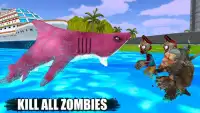 Angry Shark Attack 2018 - Zombie Hungry Games Screen Shot 0