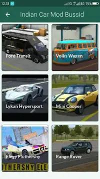 Indian Car Mod Bussid Screen Shot 3