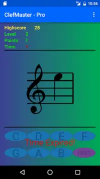 Clef Master - Music Note Game Screen Shot 7