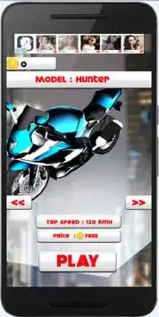 City Moto Racer Screen Shot 3
