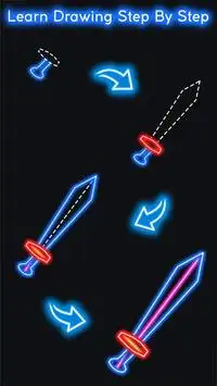 How to Draw Glow Weapon Screen Shot 2
