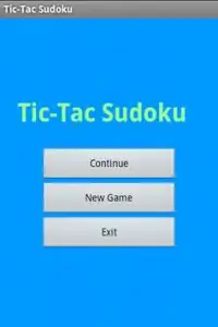 Tic-Tac Sudoku Screen Shot 0