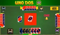 Uno Dos cards game - with players Screen Shot 0