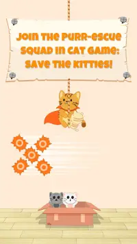 Cat game:Save the kitties! Screen Shot 0