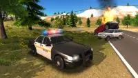 Езда авто полиции бездорожья Screen Shot 7