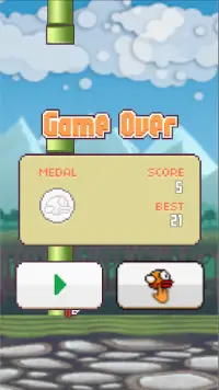 Flying Bird - Flapper Birdie Game Screen Shot 3