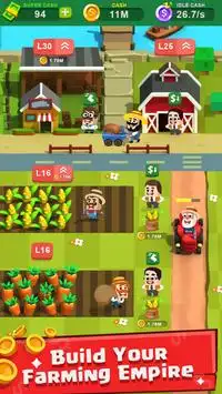 Idle Farm Tycoon - Landwirtschaft-Geldspiel Screen Shot 1