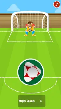 Goalkeeper - Jeu de coups francs de foot gratuit Screen Shot 0