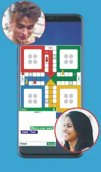 Online ludo with chat Screen Shot 0