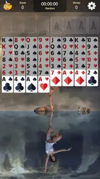 FreeCell Solitaire - クラシッ Screen Shot 2