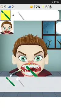 jogos de dentista vampiro Screen Shot 2