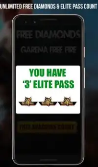 Free Diamonds & Elite Pass Calc For Free Fire-2019 Screen Shot 3