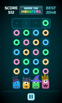 Swipe The Monsters - Idle Match 2 Color Puzzle Screen Shot 9