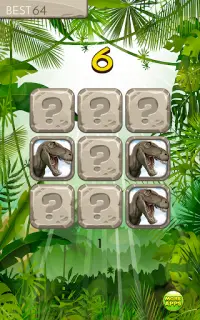 Memori permainan: Dinosaur: Penggoda otak *Percuma Screen Shot 11