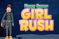 Flappy Games : Girl Rush Screen Shot 0