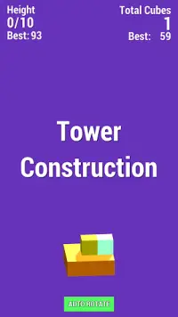 Tower construction: Cube Stack Screen Shot 4
