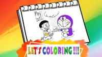 Dora Mon Coloring Blue Cat Screen Shot 0