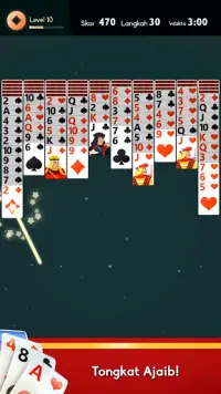 Spider Solitaire Indonesia Screen Shot 7