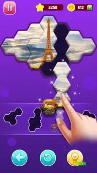 Hexa Jigsaw Epic Puzzle Screen Shot 1