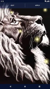 Brave Lion Live Wallpaper Screen Shot 7