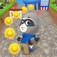 Raccoon Fun Run Game Lari Lari