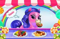 Pink Baby Pony MakeUp & Game Perawatan Screen Shot 6