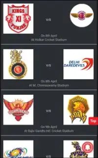 2017 IPL Schedule & live score Screen Shot 3