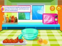 Meatballs food cooking games Screen Shot 2