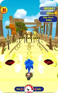 Blue Hedgehog dash Runner Screen Shot 3