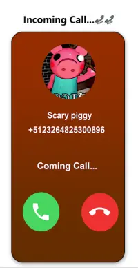 Scary Piggy Granny 📱 video call & talk   chat Screen Shot 2