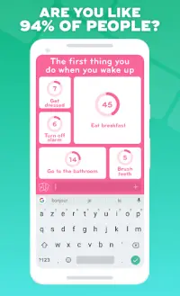 94% - Quiz, Trivia & Logic Screen Shot 1