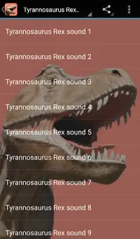 Tyrannosaurus Rex Sounds Screen Shot 0