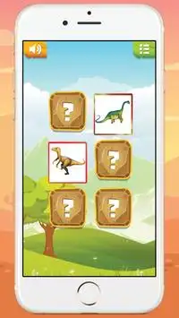 Dinosaur Memory Puzzle Game Screen Shot 4