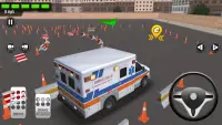 Emergency Car Driving Simulator Screen Shot 0