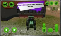 Farm colheita Tractor Simulat Screen Shot 0