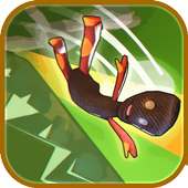 Sticky man free falling jump (ragdoll games)